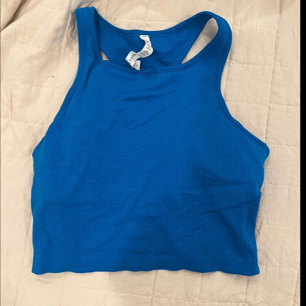 Blue Lululemon tank